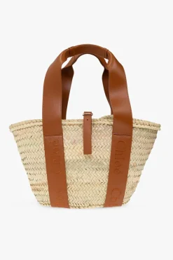 Chloé beżowy Torba ‘Chloé Sense Medium’ typu ‘shopper’