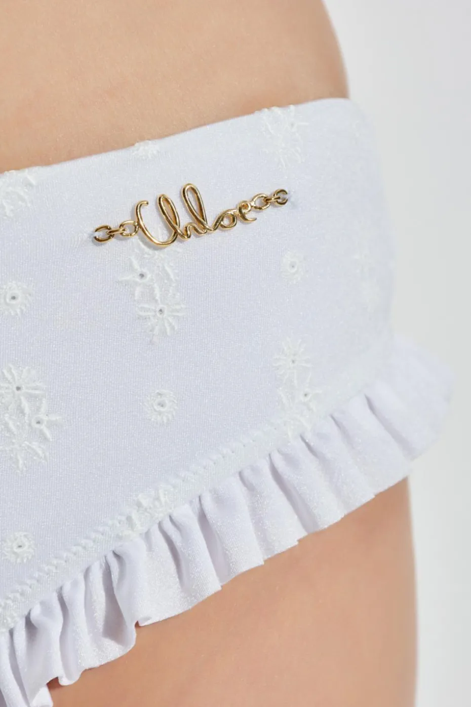 Chloé BIAŁY Dół od kostiumu kąpielowego
