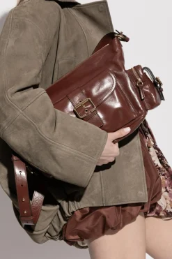 Chloé BORDO Torba do ręki `Camera Medium`