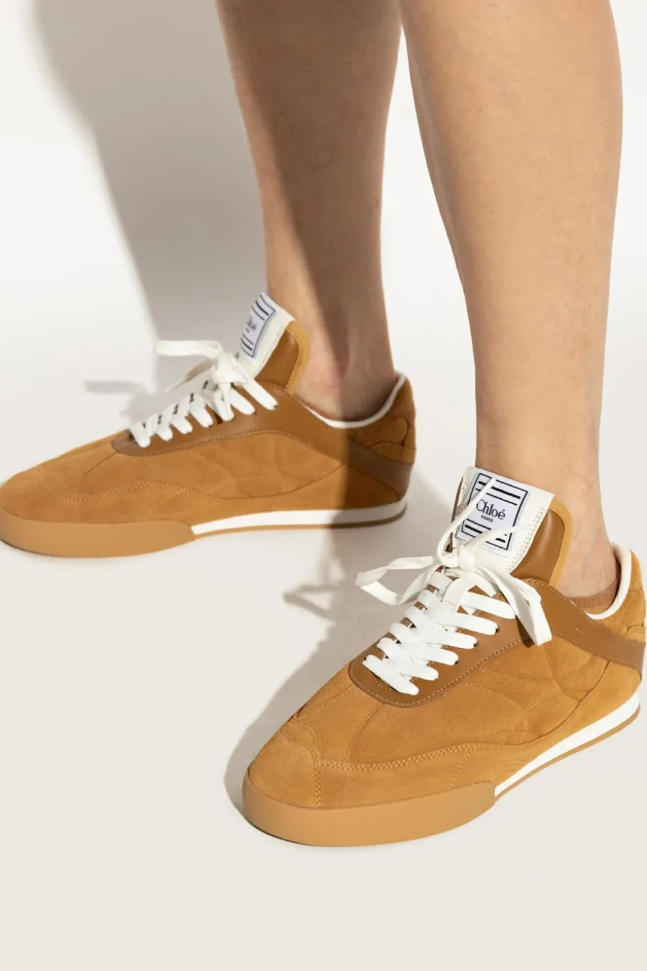 Chloé BRĄZOWY Buty sportowe `Kick`