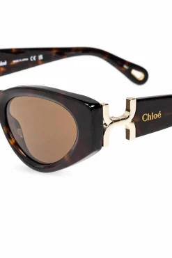Chloé BRĄZOWY Okulary przeciwsłoneczne