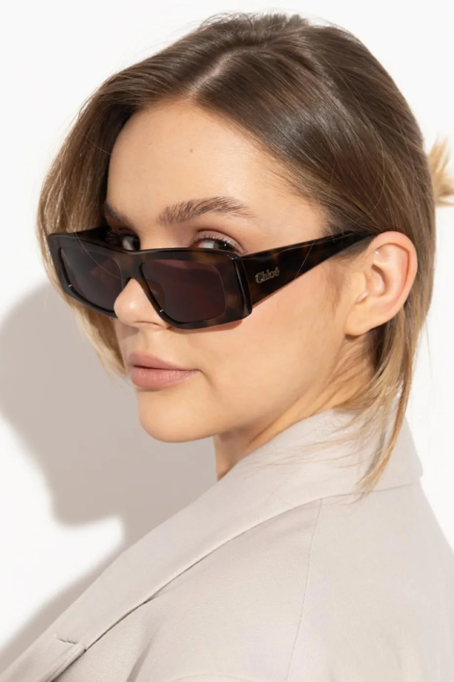 Chloé BRĄZOWY Okulary przeciwsłoneczne