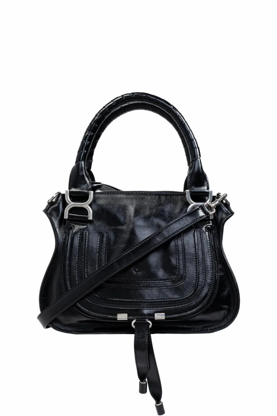 Chloé CZARNY Torba na ramię `Marcie Small`