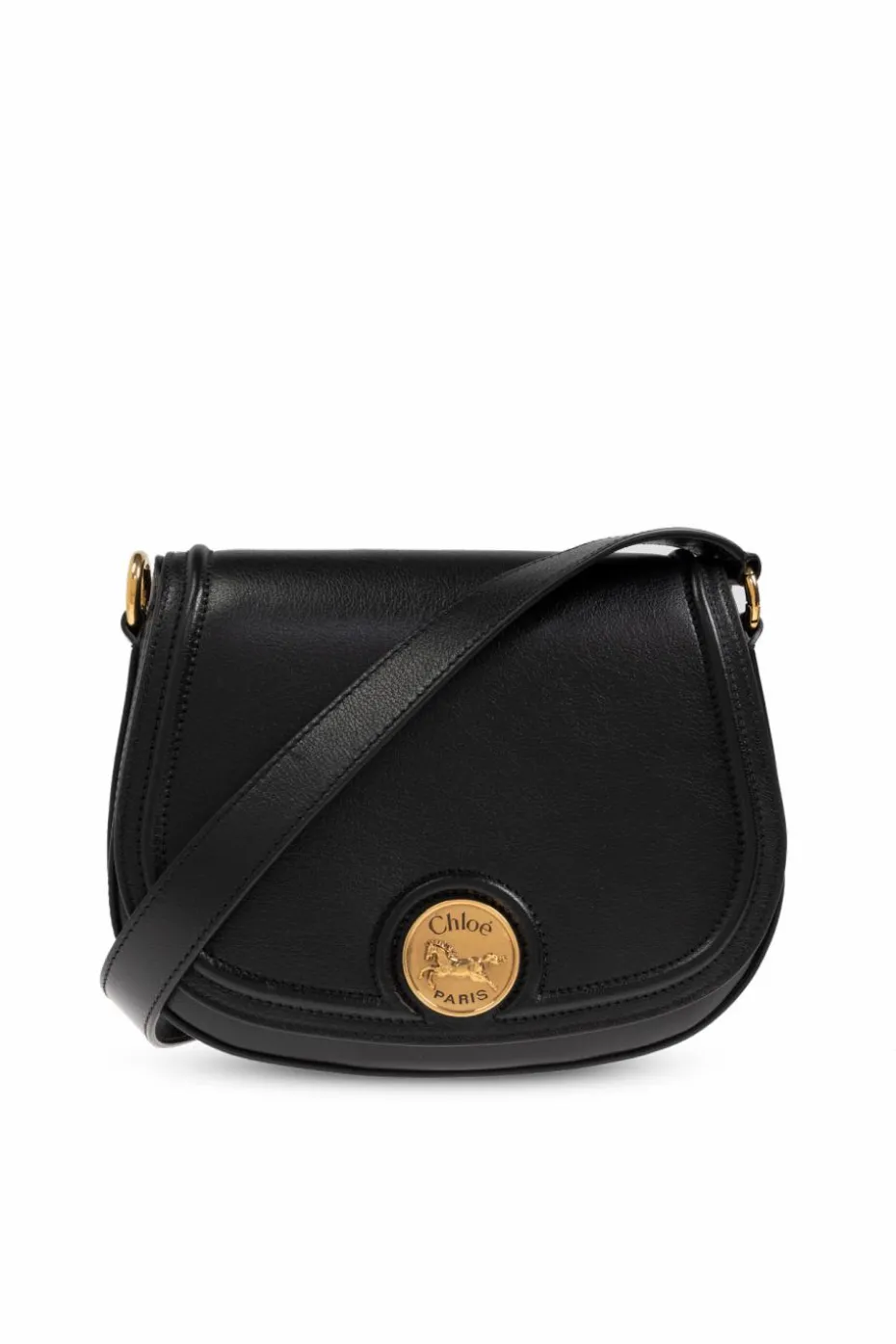 Chloé CZARNY Torba na ramię `Horse Medal`
