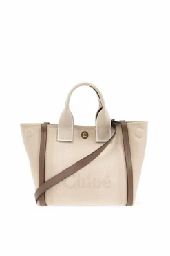Chloé kremowy Torba do ręki `Carry Small`