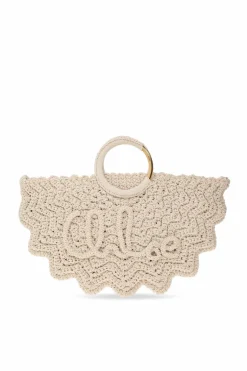 Chloé kremowy Torba do ręki `Bracelet Paravent`