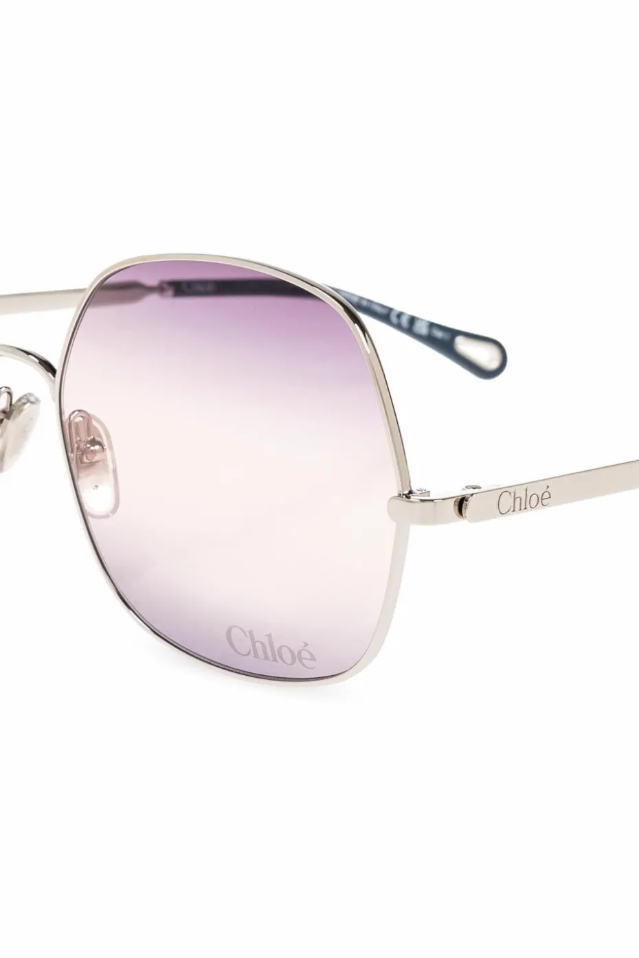 Chloé SREBRNY Okulary przeciwsłoneczne `Aly`