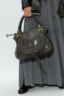 Chloé ZIELONY Torba do ręki 'Marcie Medium'