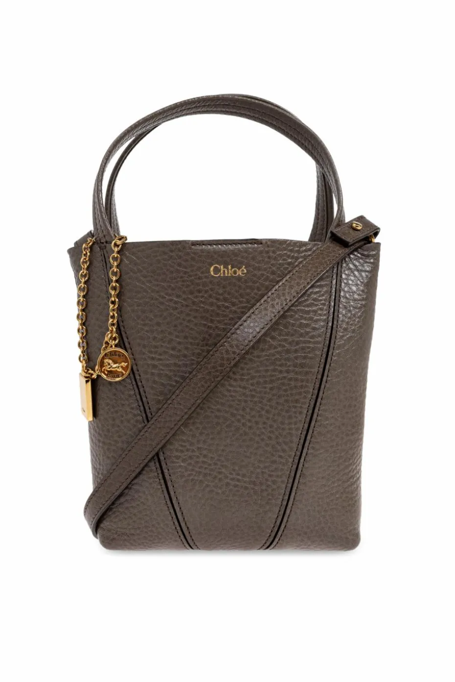 Chloé ZIELONY Torba do ręki `Spin Small`