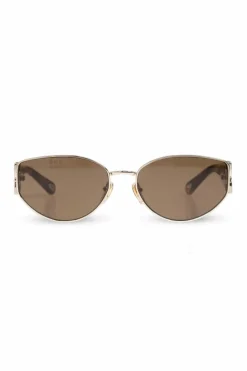 Chloé ZŁOTY Okulary przeciwsłoneczne