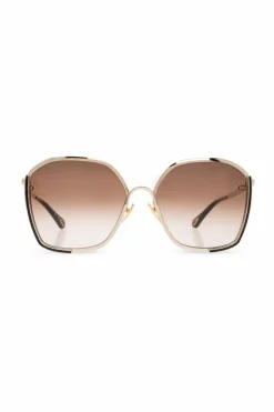 Chloé ZŁOTY Okulary przeciwsłoneczne `Charms`