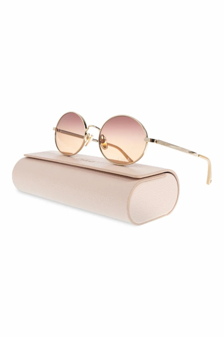 Chloé ZŁOTY Okulary przeciwsłoneczne