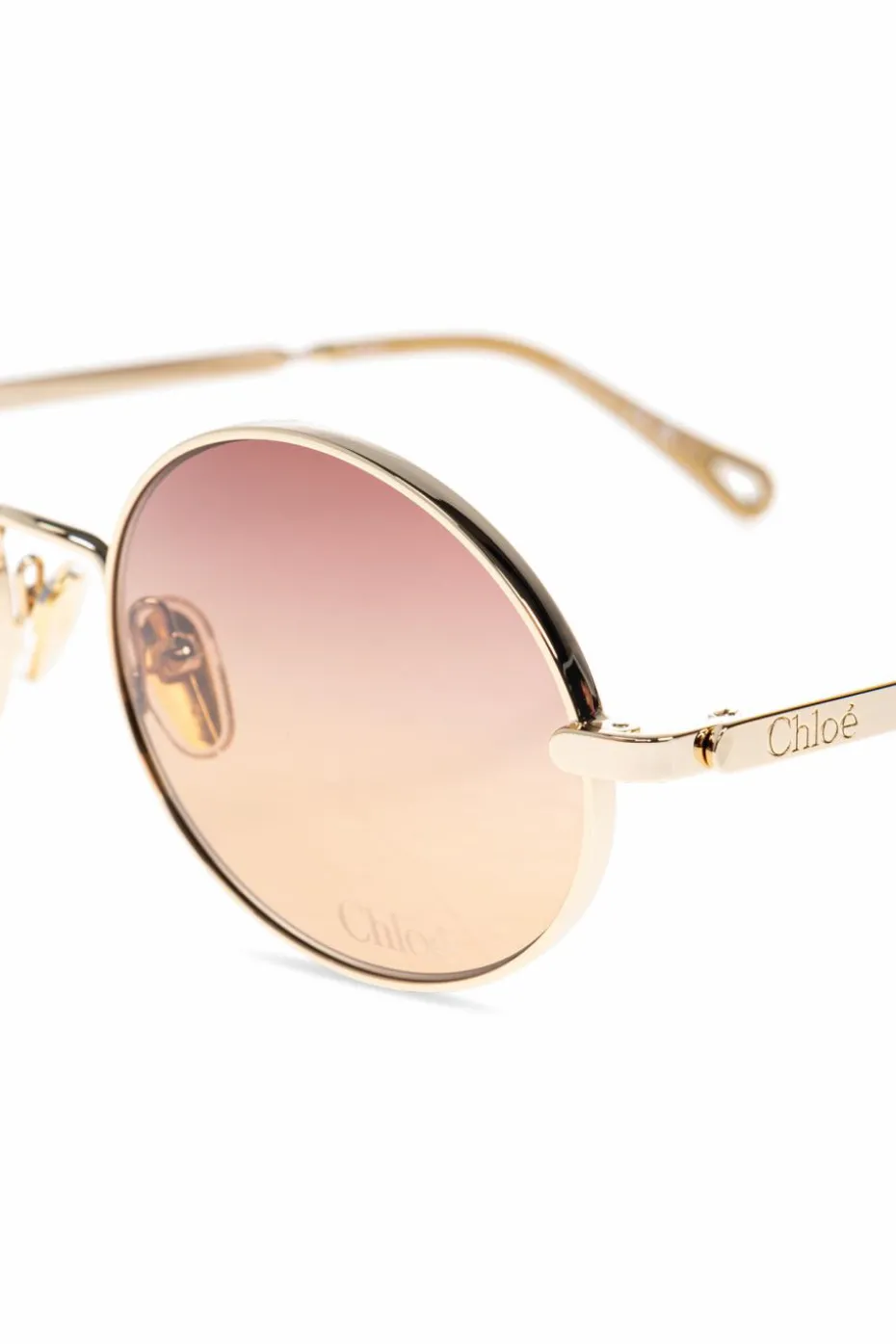 Chloé ZŁOTY Okulary przeciwsłoneczne