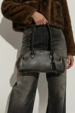 Coach BRĄZOWY Torba na ramię `Carryall 34`