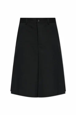 Comme des Garçons Black CZARNY Wełniane szorty