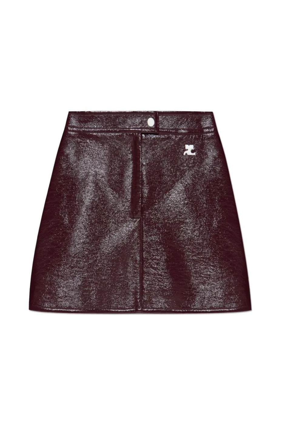 Courrèges BORDO Krótka spódnica