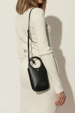 Courrèges CZARNY Torba `Slim Holy`