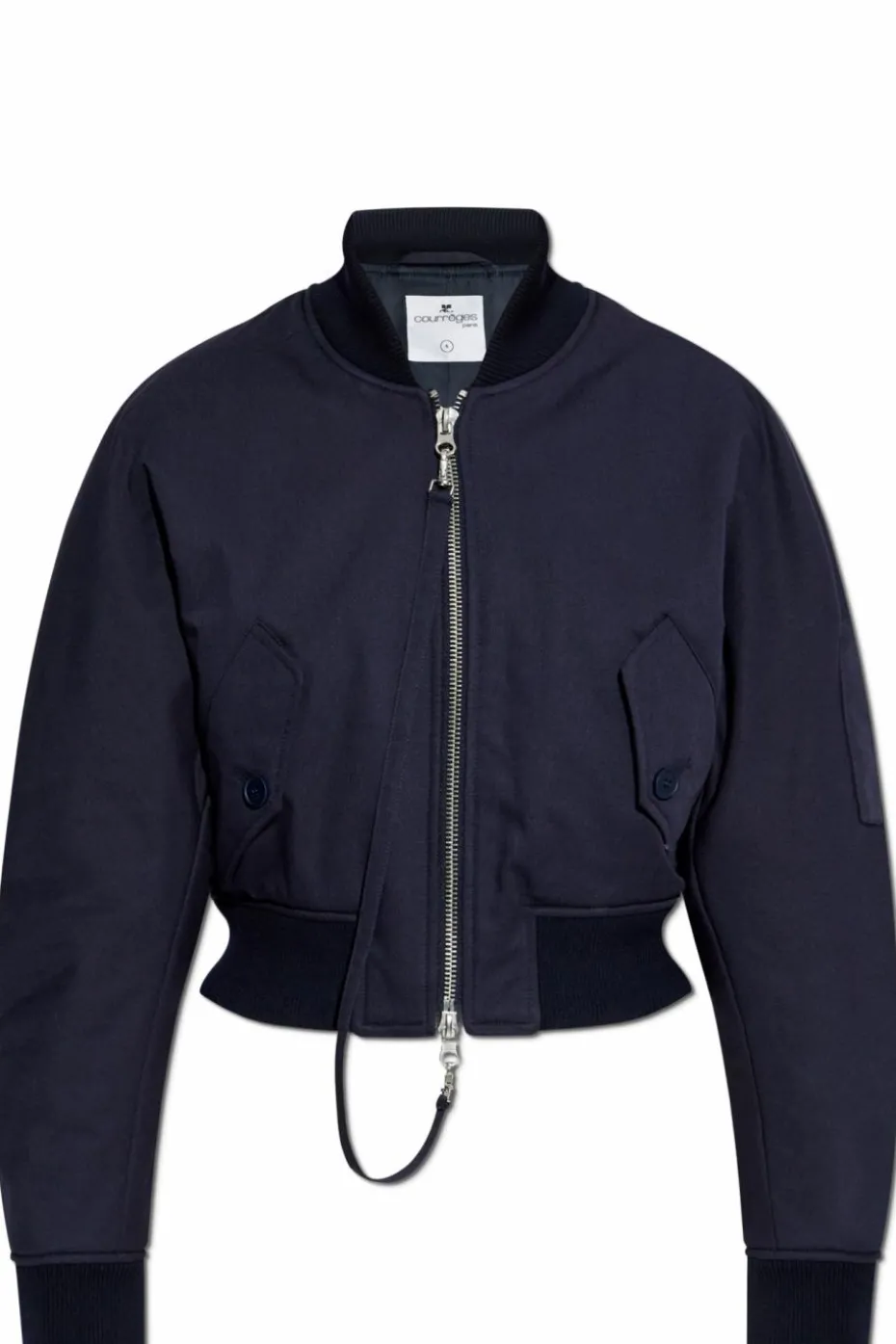Courrèges GRANATOWY Kurtka typu `bomber`