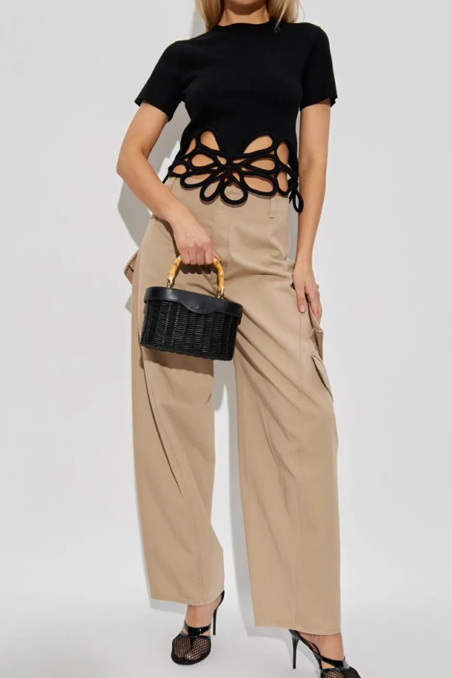 Cult Gaia CZARNY Top `Eres`