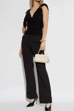 Cult Gaia CZARNY Top `Talisa`