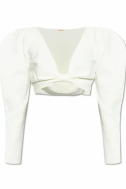 Cult Gaia kremowy Top `Ellie`