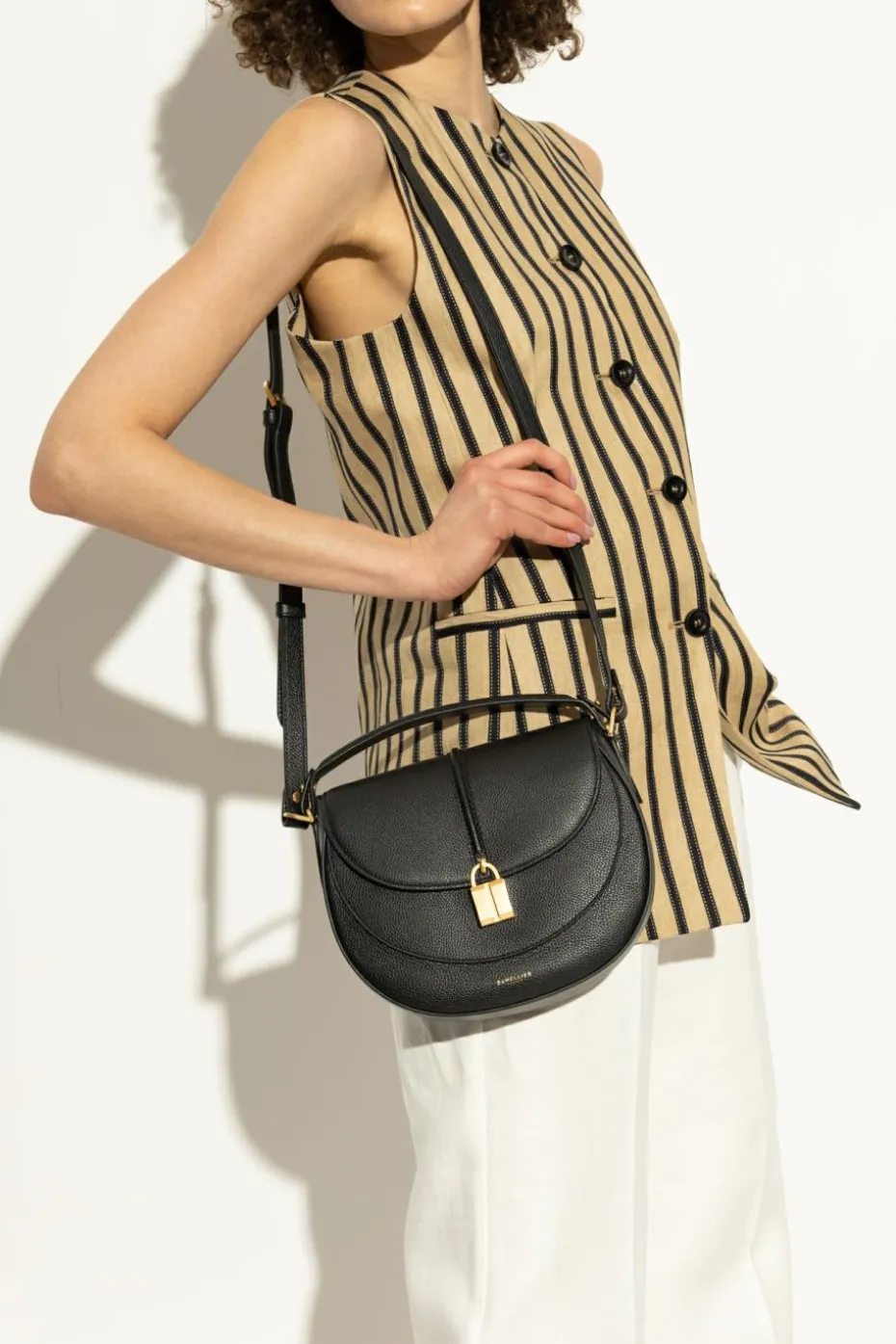 DeMellier CZARNY Torba `Siena Saddle`