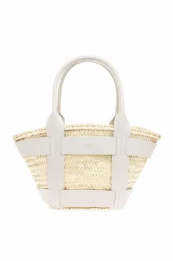 DeMellier kremowy Torba `Santorini` typu `shopper`