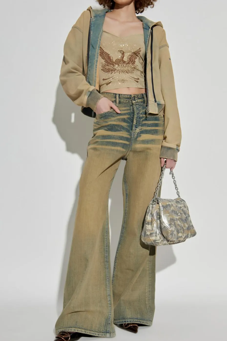 Diesel beżowy Top `T-ROPEW`