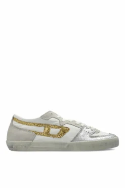 Diesel BIAŁY Buty sportowe ` S-LEROJI D-1 LOW`