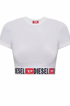 Diesel BIAŁY Krótki t-shirt `IRMA-D-CORE`