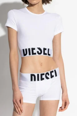 Diesel BIAŁY Top z logo