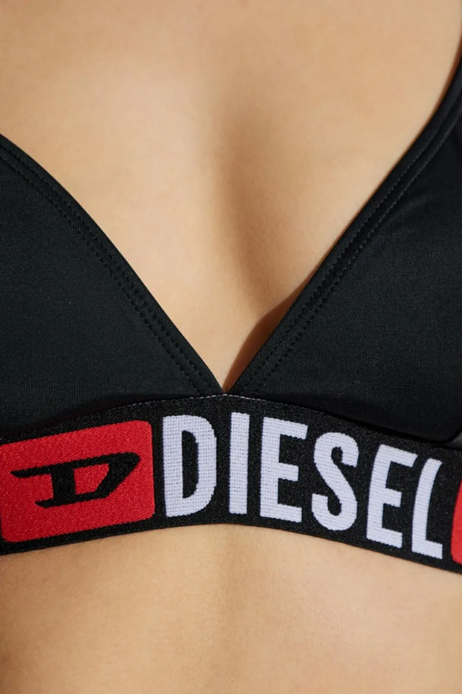 Diesel CZARNY Góra od kostiumu kąpielowego `BFB-BRA-EL`