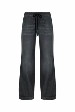 Diesel CZARNY Jeansy `2078 D-AINTY JOGG`