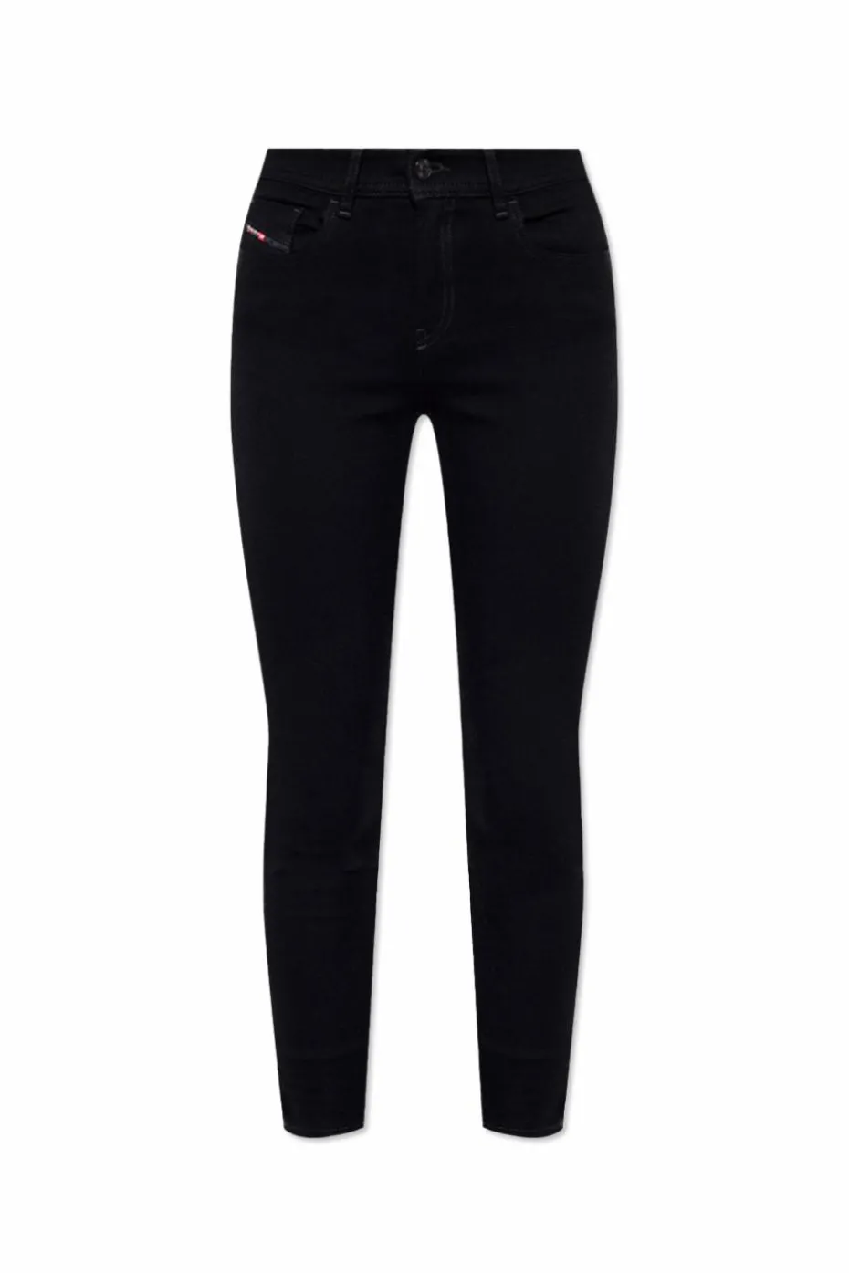 Diesel CZARNY Jeansy ‘2017 Slandy’ typu ‘super-skinny’