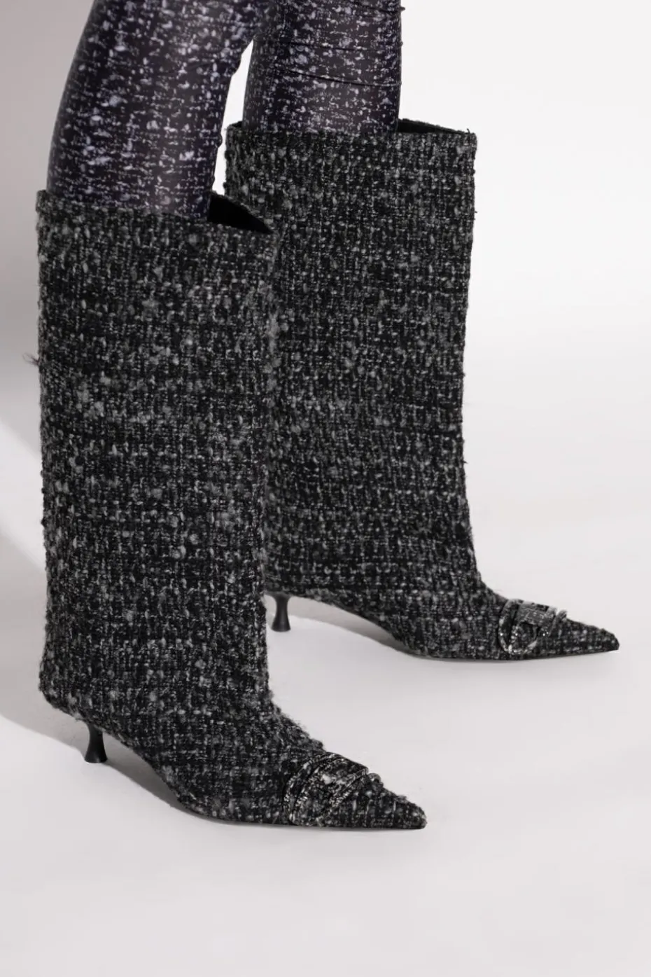 Diesel CZARNY Kozaki `D-VENUS`