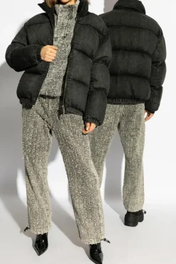 Diesel CZARNY Ocieplana kurtka ‘W-MONS-A’
