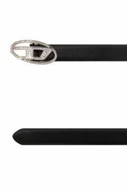 Diesel CZARNY Pasek `B-1DR STRASS`