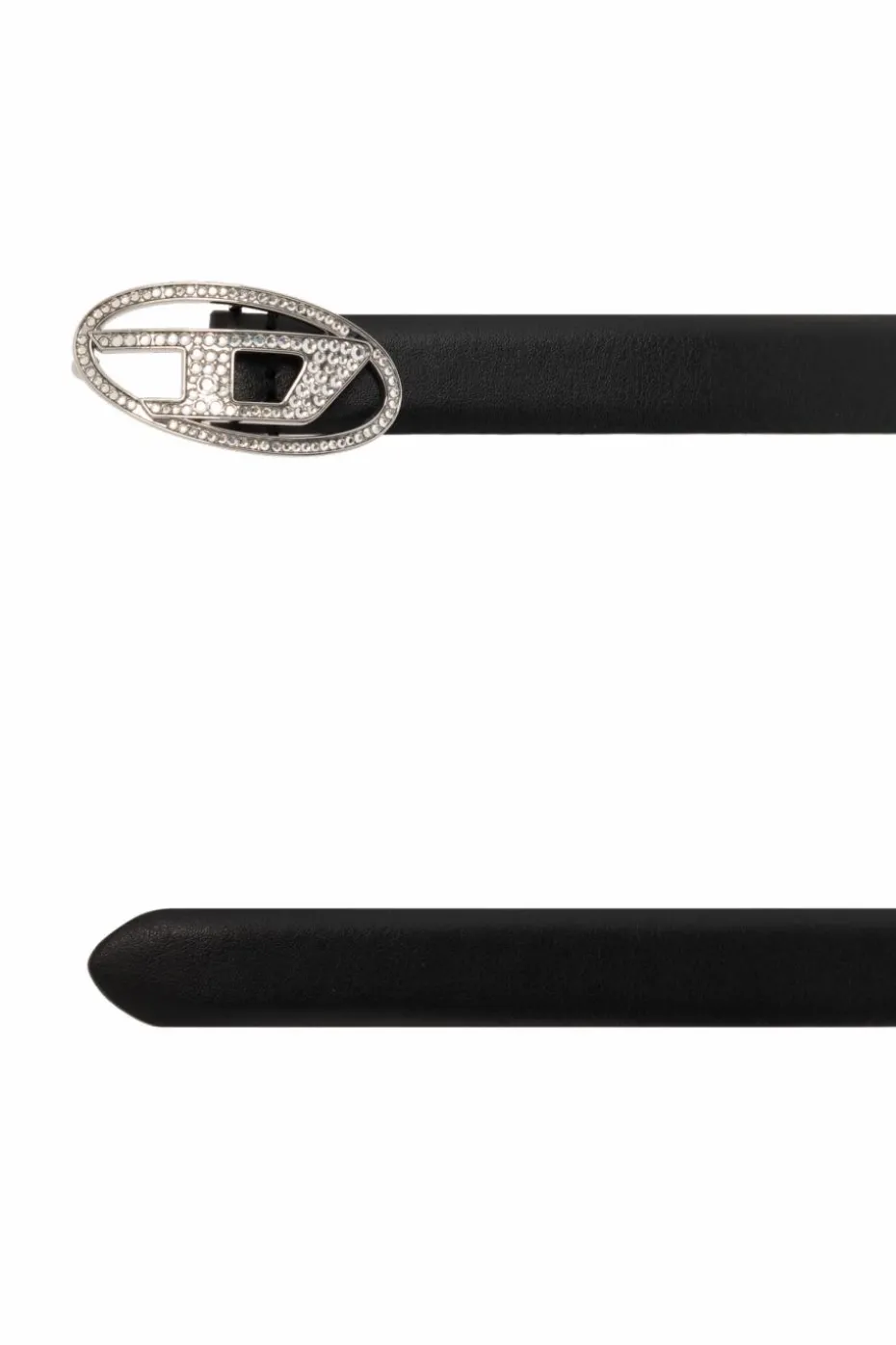Diesel CZARNY Pasek `B-1DR STRASS`