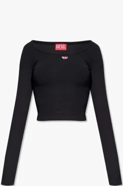 Diesel CZARNY Top ‘T-BALLET-D’