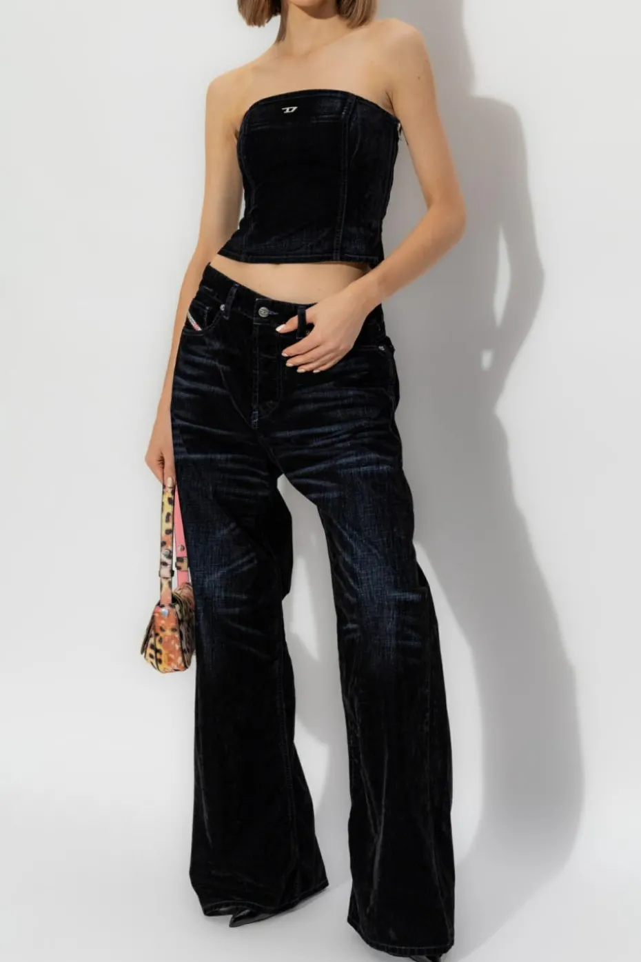 Diesel GRANATOWY Top `DE-VILLE`