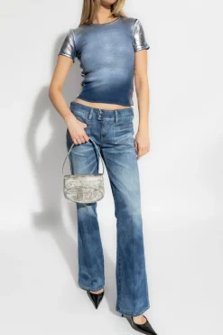 Diesel NIEBIESKI Top `T-ELE-LONG-Q1`