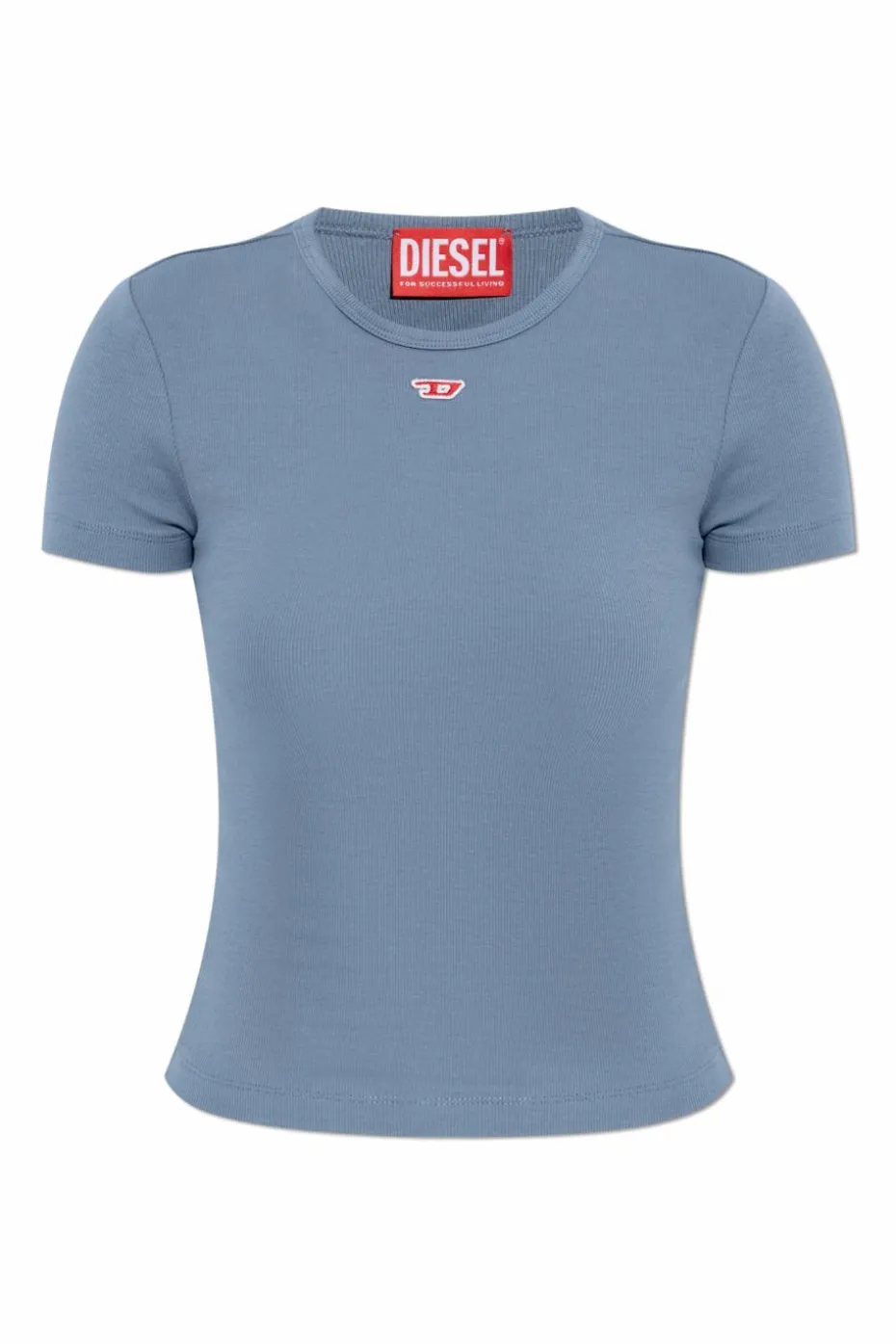 Diesel NIEBIESKI T-shirt `T-ELE-LONG-D`