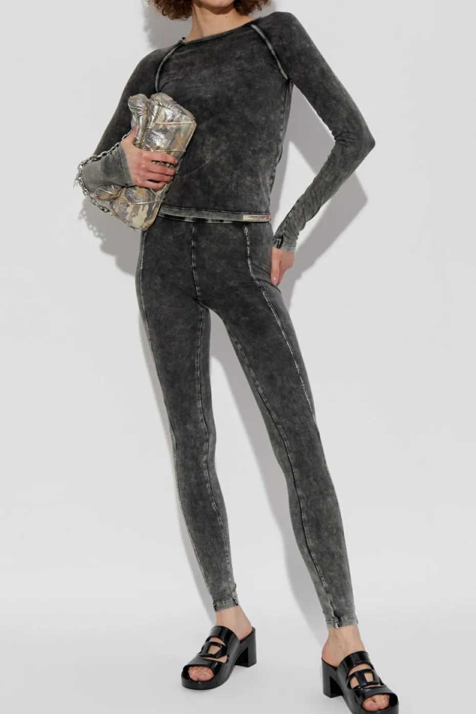 Diesel SZARY Top `ANNA-DNM`