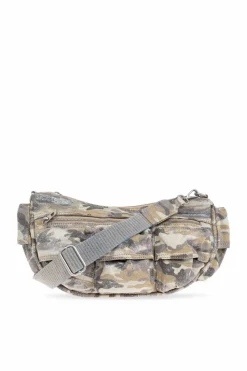 Diesel ZIELONY Torba na ramię `MULTI-PKTS`