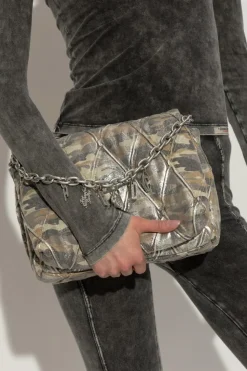 Diesel ZIELONY Torba na ramię `CHARM-D SHOULDER`