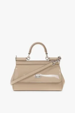 Dolce & Gabbana beżowy Torba na ramię ‘Sicily Small’