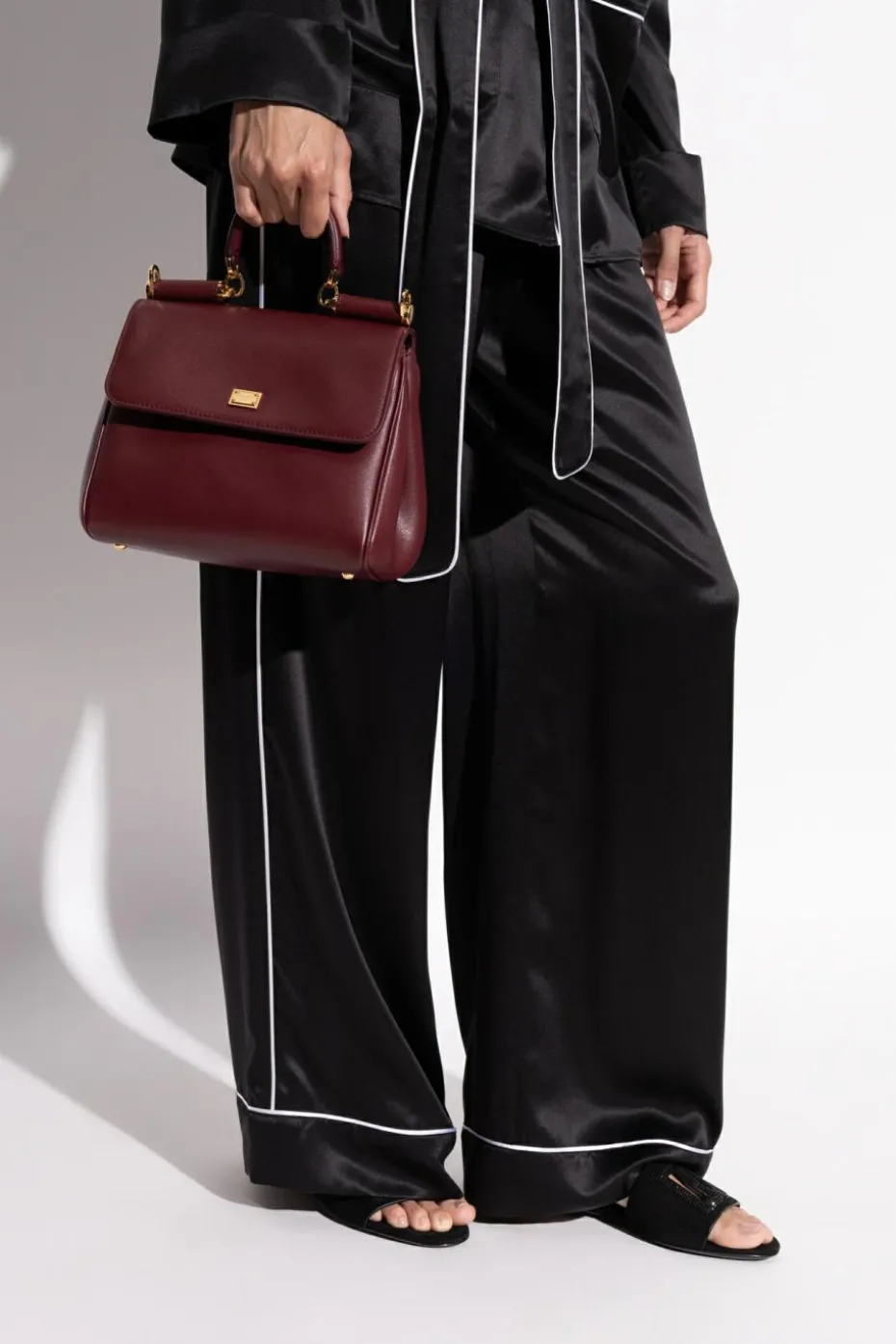 Dolce & Gabbana BORDO Torba do ręki `My Sicily`