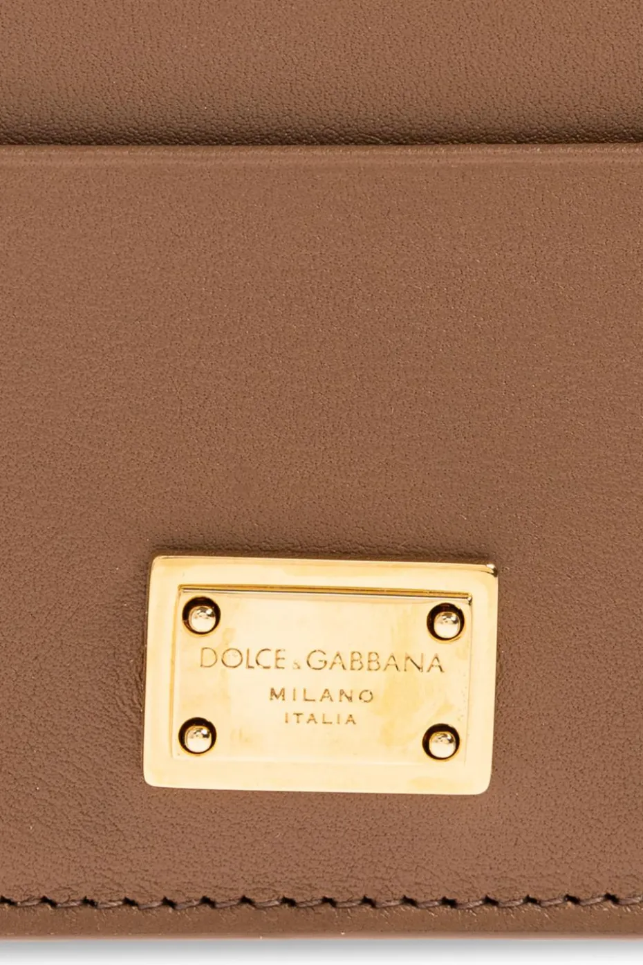 Dolce & Gabbana BRĄZOWY Etui na karty