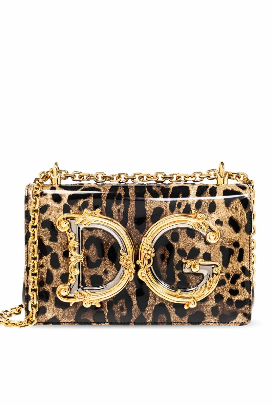 Dolce & Gabbana BRĄZOWY Torba na ramię 'DG Girls'