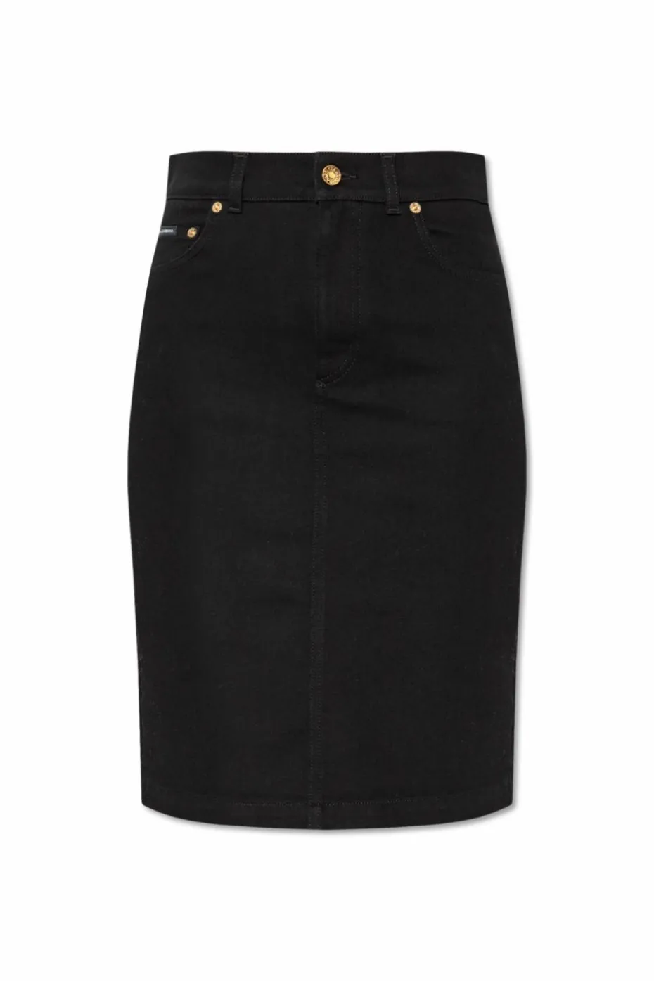 Dolce & Gabbana CZARNY Jeansowa spódnica